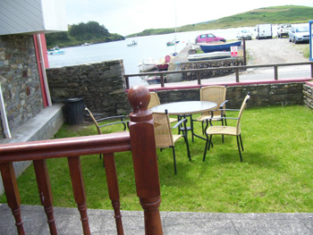 Boat House Living room & patio,
Middle Ring Self Catering, 
Clonakilty, 
Co. Cork,
Ireland
 