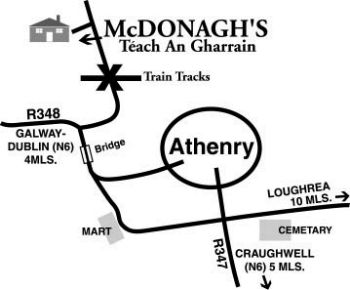 An Teach Gharrain Country B&B, 
Ballygarraun South, 
Athenry, 
Galway,
Irlande